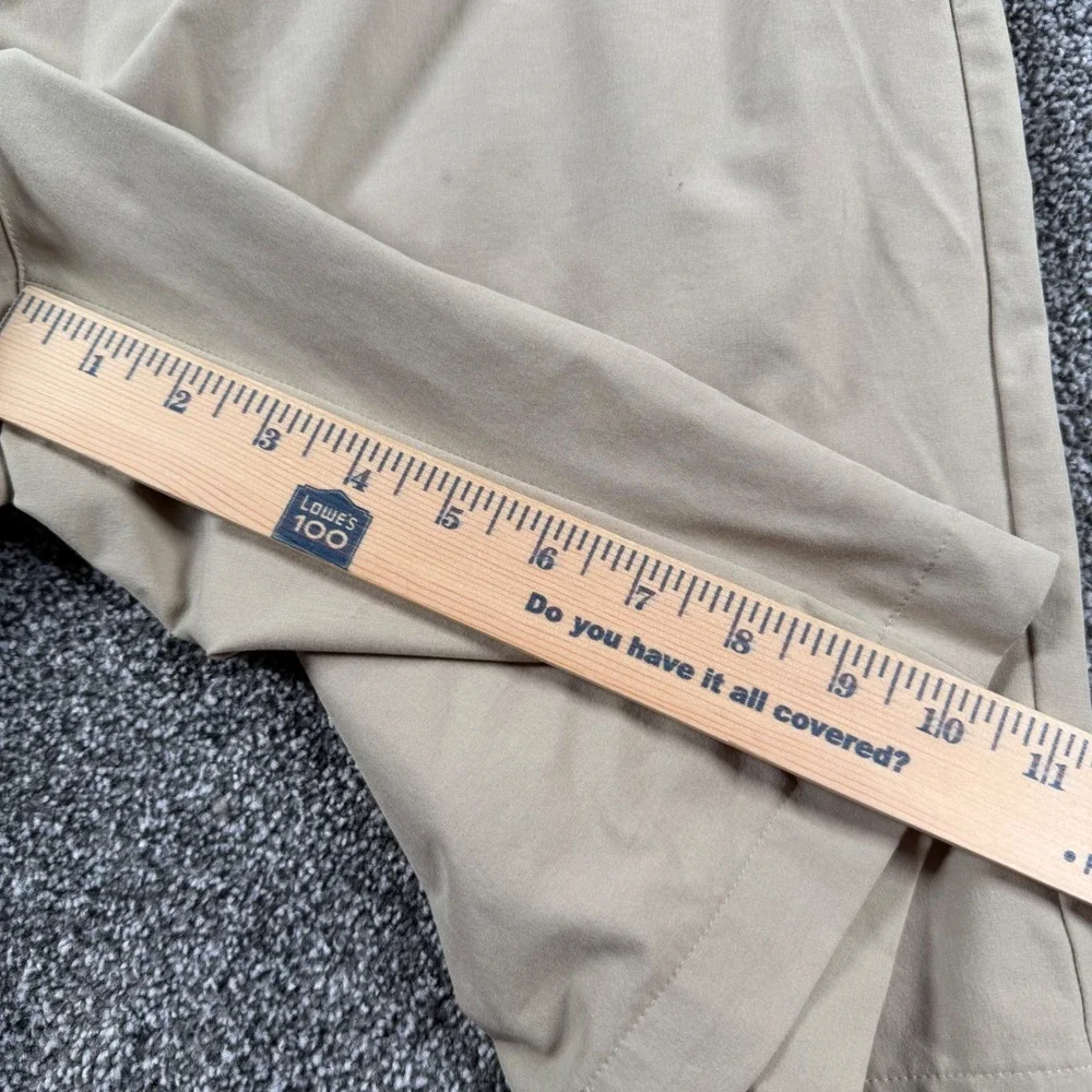 Adidas Ultimate 365‎ Golf Shorts 36x10 Tan Khaki Performance Stretch Waistband